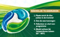 Persil® Persil 4in1 Discs Clean & Hygiene Wascapsules - Wasmiddel Capsules - Voordeelverpakking - 5 X 22 Wasbeurten -Sparkle home Winkel 1200x742 4