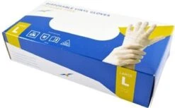 Wegwerp Handschoenen - Vinyl Handschoenen - Poedervrij - Wit - Maat L - 100 Stuks -Sparkle home Winkel 1200x744 1