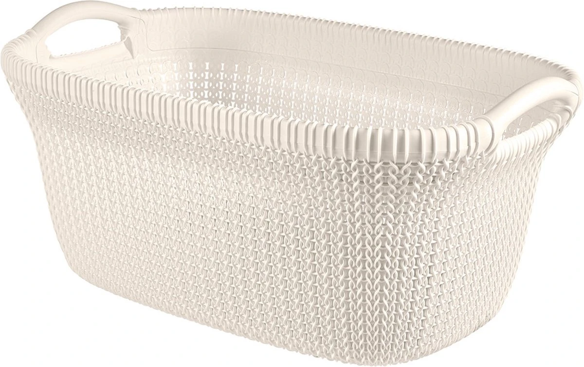 Curver Knit Wasmand - 40L - Oasis White 3 Curver Knit Wasmand - 40L - Oasis White