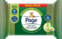 Page Vochtig Toiletpapier - 6 X 74 Stuks - Aloë Vera Maxi Vochtig Wc Papier - Voordeelverpakking 16 Page Vochtig Toiletpapier - 6 X 74 Stuks - Aloë Vera Maxi Vochtig Wc Papier - Voordeelverpakking -Sparkle home Winkel 1200x763 2