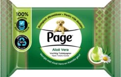 Page Vochtig Toiletpapier - 12 X 38 Stuks - Aloë Vera Vochtig Wc Papier - Voordeelverpakking -Sparkle home Winkel 1200x763 3
