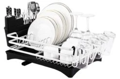 Doogo® Afdruiprek Met Bestekkorf En Lekbak Voor Keukenborden En Bestek Afdruiprek Met Draaibare Uitloop 17 Doogo® Afdruiprek Met Bestekkorf En Lekbak Voor Keukenborden En Bestek Afdruiprek Met Draaibare Uitloop -Sparkle home Winkel 1200x789