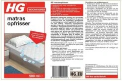 HG Matrasopfrisser - 500ml - Maskeert Niet, Maar Neemt De Bron Weg - Geeft Snel Een Fris Matras -Sparkle home Winkel 1200x790