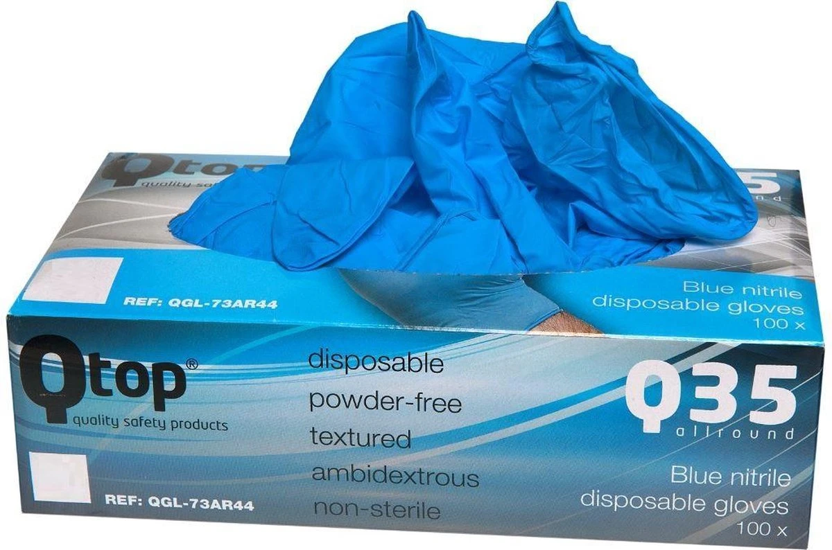 Nitril Wegwerp Handschoenen - XL - 100 Stuks 3 Nitril Wegwerp Handschoenen - XL - 100 Stuks