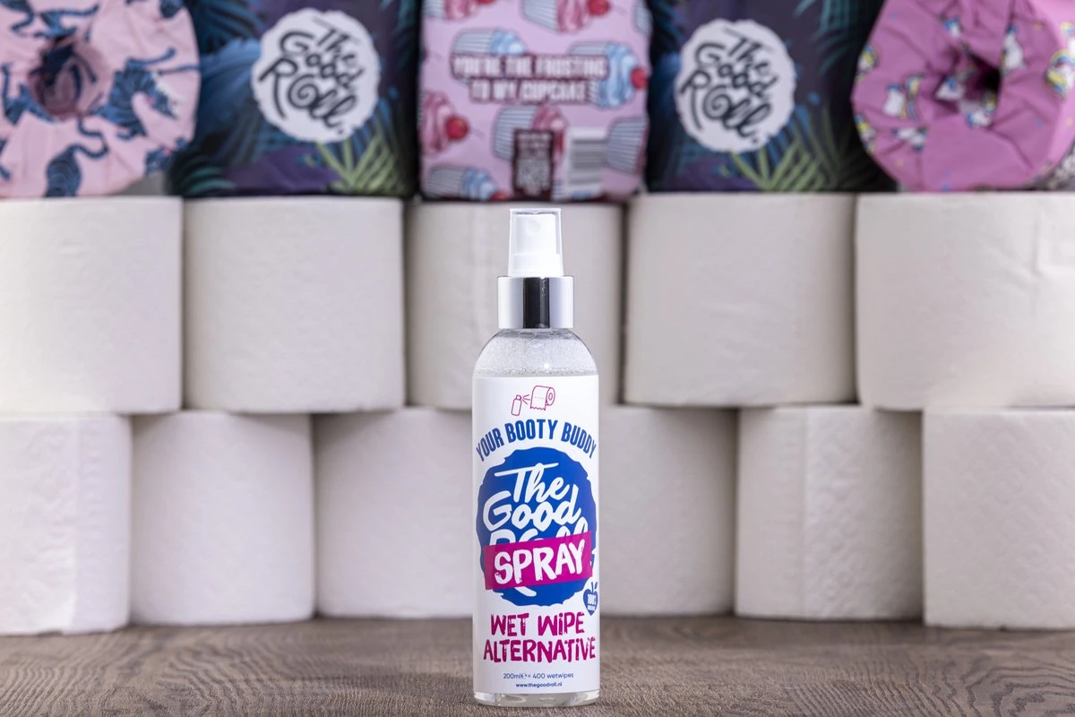 Your Booty Buddy - The Good Roll Toiletpapier Spray 200ml | SPRAY - WIPE - FLUSH 10 Your Booty Buddy - The Good Roll Toiletpapier Spray 200ml | SPRAY - WIPE - FLUSH - Afbeelding 8