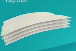 BAMTIME BamboeTissuepapier 4-laags Wc Papier - Wit Color Gebleekt 27 (3*9) Rollen -Sparkle home Winkel 1200x817