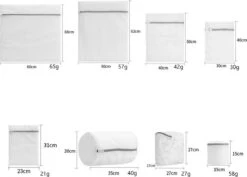 Product Depot Waszakken Voor Wasgoed - Waszak - Waszakje Lingerie - Wastas - Set Van 8 -Sparkle home Winkel 1200x858 1