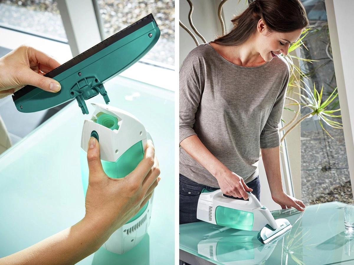 Leifheit Dry & Clean Ruitenreiniger Met Steel (43 Cm), Inwasser En Smalle Zuigmond (17 Cm) Click System 14 Leifheit Dry & Clean Ruitenreiniger Met Steel (43 Cm), Inwasser En Smalle Zuigmond (17 Cm) Click System - Afbeelding 12
