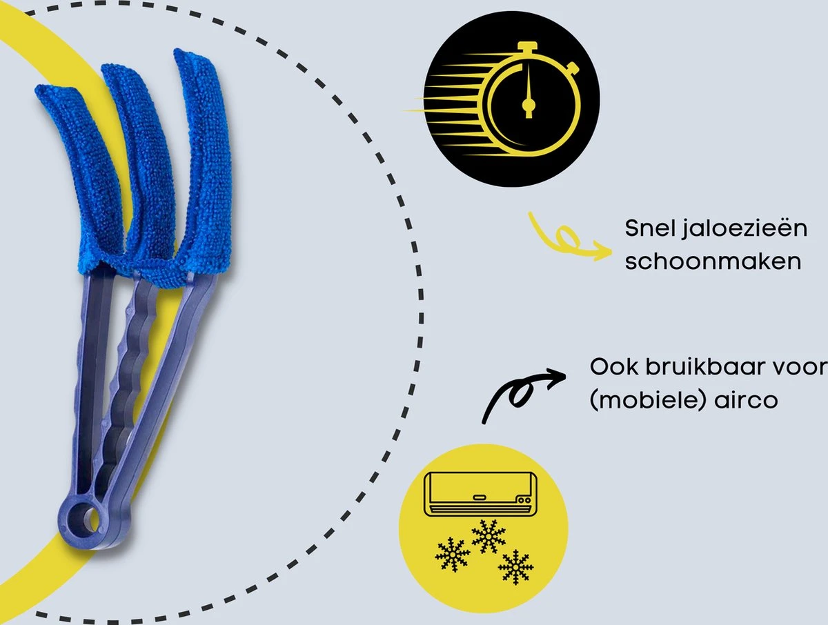 Merkloos Jaloezie Reiniger Plumeau - Jaloezie Stoffer - Lamellen Reiniger - Stof Verwijderen - Lamellen Stofvrij 4 Merkloos Jaloezie Reiniger Plumeau - Jaloezie Stoffer - Lamellen Reiniger - Stof Verwijderen - Lamellen Stofvrij - Afbeelding 2