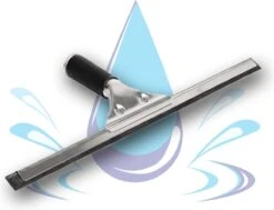 Professionele Raamwisser 45 Cm Wisser Van Rvs Met Natuurrubber Vensterwisser