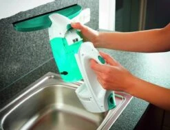 Leifheit Dry & Clean Ruitenreiniger Met Steel (43 Cm) En Inwasser Click System -Sparkle home Winkel 1200x925 3