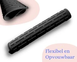 HOMYHON Afdruipmat -Afdruipmat Siliconen -Pannenonderzetter- Antislip -Hittebestendig - Aanrecht Mat -Siliconen Mat - 40 X 46 Cm - Zwart -Sparkle home Winkel 1200x960