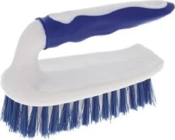 Merkloos Schrobborstel - Werkborstel Met Handgreep | Anti-Sliphandvat | Schoonmaken