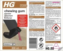 HG Chewing Gum Remover (HG Product 97) - 200ml - Bevriest Kauwgom -Sparkle home Winkel 1200x967 6