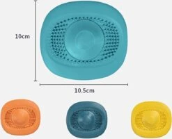 Merkloos Luxe Doucheputje Afvoer Plug Zeef Stopper Stop - Universele Haarfilter Haarvanger Gootsteenstop Afvoerstop Onderdeel Afvoerputje Stopper Putje Rooster Voor Wastafel Gootsteen Spoelbak Bad Douchebak Keuken Wasbak Badkuip Aanrecht - Siliconen - Blauw -Sparkle home Winkel 1200x970 2