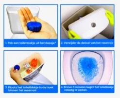 Merkloos Toiletblokjes Voor Inbouwreservoirs – WC-blokjes – Toiletblokken In Een Voordeelverpakking – 30 Stuks -Sparkle home Winkel 1200x976 2