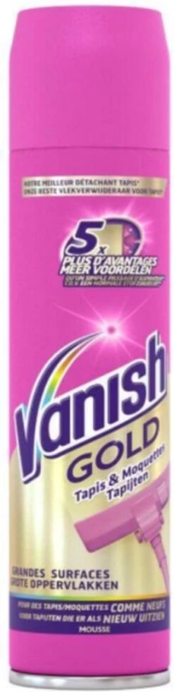 Vanish Gold Mousse Voor Tapijt Vlekkenverwijderaar - 600 Ml 10 Vanish Gold Mousse Voor Tapijt Vlekkenverwijderaar - 600 Ml -Sparkle home Winkel 302x1200