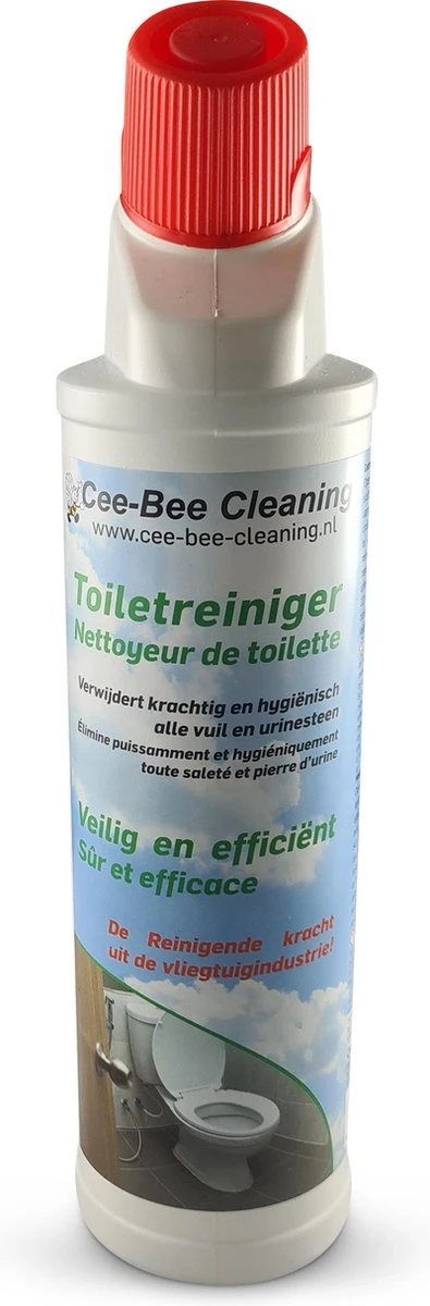 Cee-Bee WC Reiniger | De Reinigende Kracht Uit De Luchtvaart Industrie | Toilet Reiniger 750ml | Voorkomt Urinesteen 3 Cee-Bee WC Reiniger | De Reinigende Kracht Uit De Luchtvaart Industrie | Toilet Reiniger 750ml | Voorkomt Urinesteen