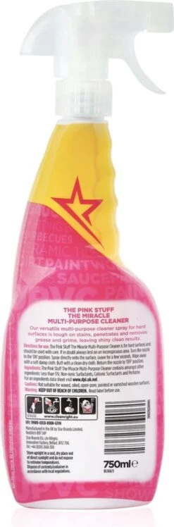 The Pink Stuff The Miracle Allesreiniger 750 Ml -Sparkle home Winkel 396x1200 2