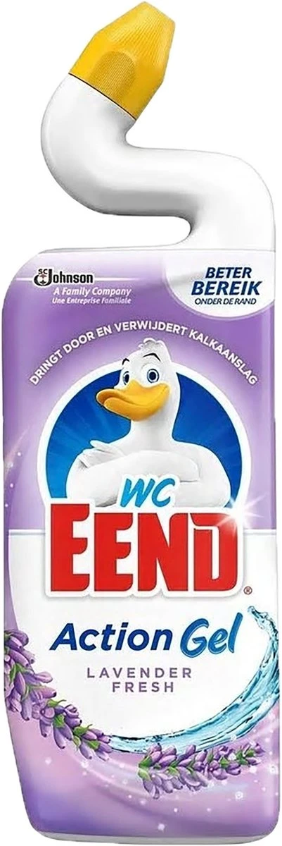 6x WC Eend Toiletreiniger Lavendel Fresh 750 Ml 5 6x WC Eend Toiletreiniger Lavendel Fresh 750 Ml - Afbeelding 3