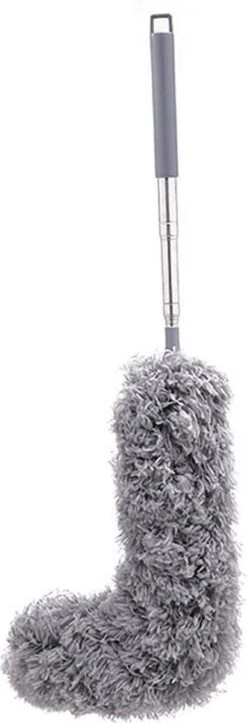 7Style Collection - Microvezel Plumeau Met Uitschuifbare Telescoopsteel Tot 280 CM - Ragebol RVS -Sparkle home Winkel 410x1200