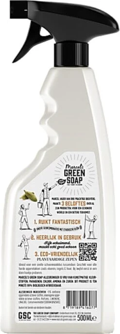 Marcel's Green Soap Allesreiniger Spray - Sandelhout & Kardemom - 500ML -Sparkle home Winkel 433x1200 2