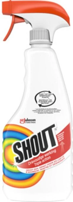 Mr Muscle Shout Vlekkenoplosser Triple Action - Spray - 2 X 500 Ml -Sparkle home Winkel 436x1200