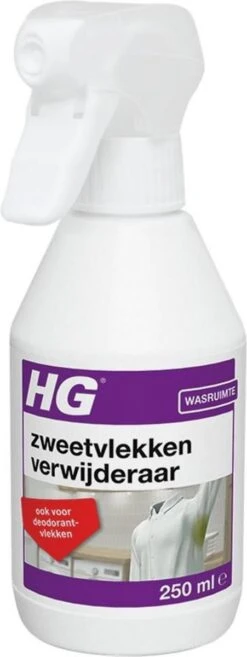 HG Zweetvlekkenverwijderaar - 250ml - Effectief Tegen Zweet- En Deodorantvlekken - Geschikt Voor Wit En Gekleurd Textiel 9 HG Zweetvlekkenverwijderaar - 250ml - Effectief Tegen Zweet- En Deodorantvlekken - Geschikt Voor Wit En Gekleurd Textiel -Sparkle home Winkel 451x1200