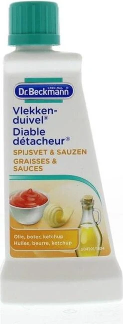 Dr. Beckmann Vlekkenduivel Spijsvet & Sauzen 50 Ml -Sparkle home Winkel 456x1200