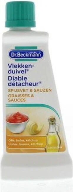 Dr. Beckmann Vlekkenduivel Spijsvet & Sauzen 50 Ml -Sparkle home Winkel 458x1200