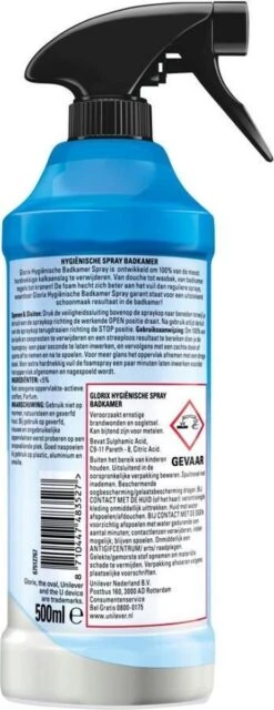 Glorix Hygiënische Badkamer Foamspray - 6 X 500 Ml - Voordeelverpakking -Sparkle home Winkel 463x1200 3