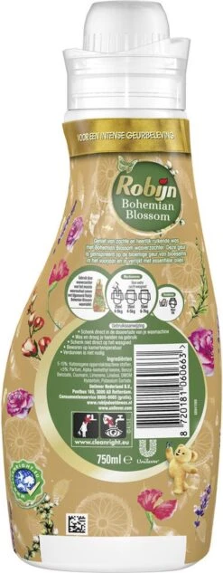Robijn Collections Bohemian Blossom Wasverzachter - 8 X 30 Wasbeurten - Voordeelverpakking -Sparkle home Winkel 468x1200 1