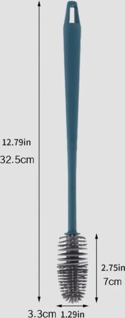 Afwasborstel Voor Lange Glazen Siliconen/ Flessenborstel / Siliconen Borstel Beker Glazen Vaas/ Baby Flessenborstel / Duurzame Afwasborstel / Afwasborstel Voor Lange Glazen / Reinigingsborstel / Siliconen Afwasborstel/ Fles Borstel -Sparkle home Winkel 471x1200 4