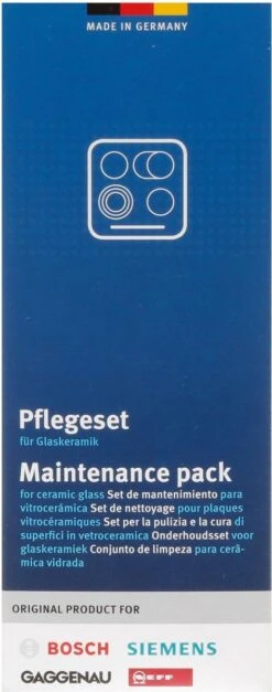 Bosch / Siemens Kookplaat Onderhoudsset - Onderhoudsset Voor Keramische Oppervlakken -Sparkle home Winkel 473x1200