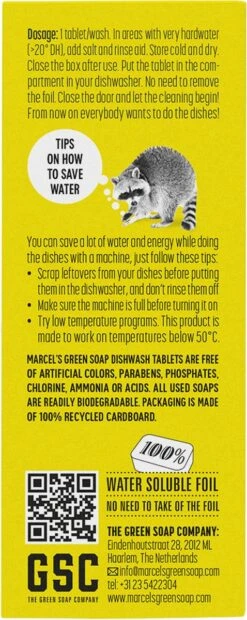 Marcel's Green Soap Vaatwastabletten Grapefruit & Limoen - 25 Stuks -Sparkle home Winkel 478x1200 6