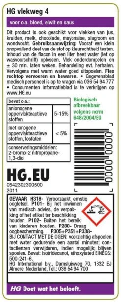 HG Vlekweg 4 - 50ml - Voor Onder Andere Saus En Kruiden -Sparkle home Winkel 481x1200 1