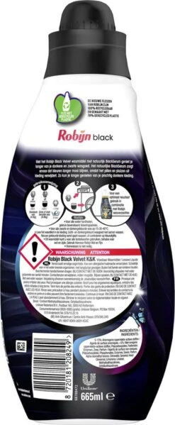 Robijn Klein & Krachtig Black Velvet Vloeibaar Wasmiddel - 8 X 19 Wasbeurten - Voordeelverpakking 14 Robijn Klein & Krachtig Black Velvet Vloeibaar Wasmiddel - 8 X 19 Wasbeurten - Voordeelverpakking -Sparkle home Winkel 495x1200 5