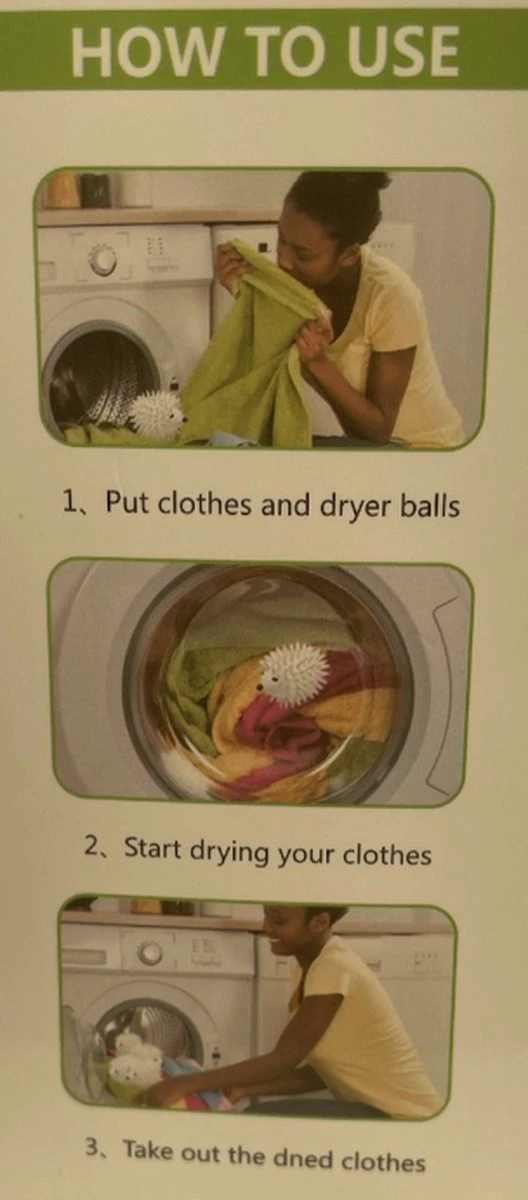 Merkloos 2-Pack Wasdrogerballen - Drogerballen - Wasdroger Droogballen – Wasbol – Was Bal - Wasballen – Wasdroger - Haarvanger Wasmachine - Wit 4 Merkloos 2-Pack Wasdrogerballen - Drogerballen - Wasdroger Droogballen – Wasbol – Was Bal - Wasballen – Wasdroger - Haarvanger Wasmachine - Wit - Afbeelding 2