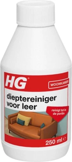 HG Dieptereiniger Voor Leer - 250 Ml - Reinigt Tot In De Poriën -Sparkle home Winkel 533x1200