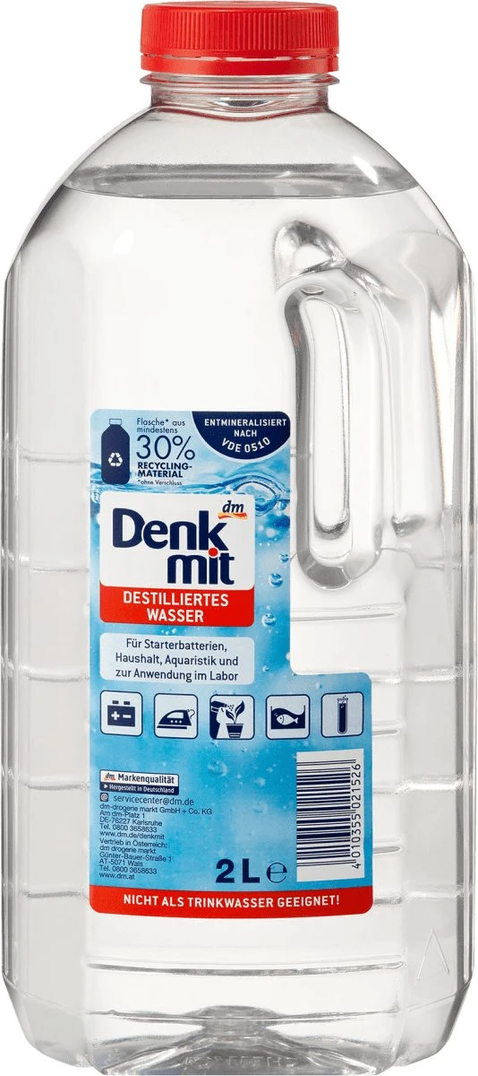 Denkmit Gedestilleerd Water, 2 Liter 3 Denkmit Gedestilleerd Water, 2 Liter