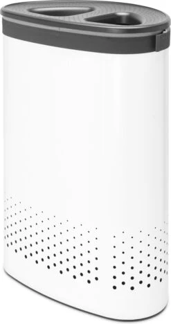 Brabantia Wasmand Met Deksel - 55 L - White / Dark Grey Kunststof Deksel 16 Brabantia Wasmand Met Deksel - 55 L - White / Dark Grey Kunststof Deksel -Sparkle home Winkel 634x1200