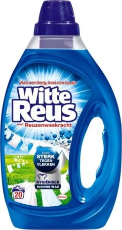 Witte Reus Gel - Vloeibaar Wasmiddel - Voordeelverpakking - 6 X 20 Wasbeurten 20 Witte Reus Gel - Vloeibaar Wasmiddel - Voordeelverpakking - 6 X 20 Wasbeurten -Sparkle home Winkel 637x1200 1