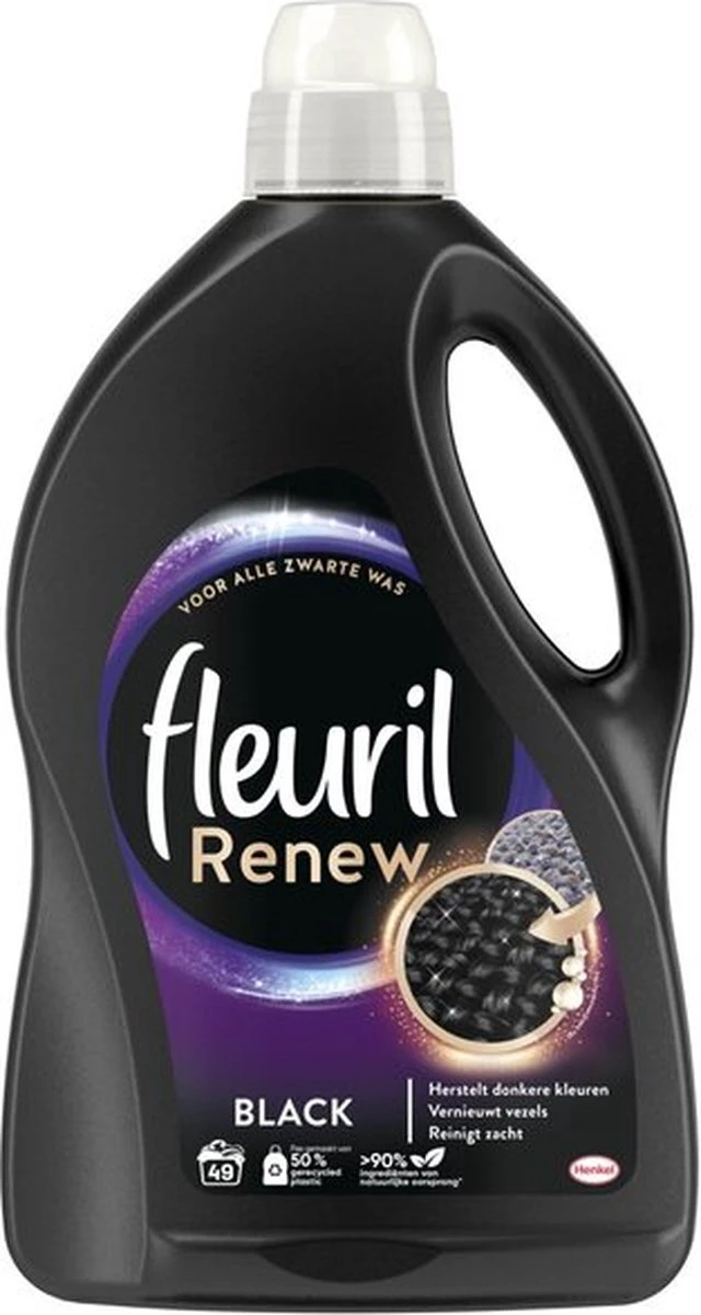 Fleuril Renew Zwart Vloeibaar Wasmiddel - 2,695 L - 49 Wasbeurten 6 Fleuril Renew Zwart Vloeibaar Wasmiddel - 2,695 L - 49 Wasbeurten - Afbeelding 4