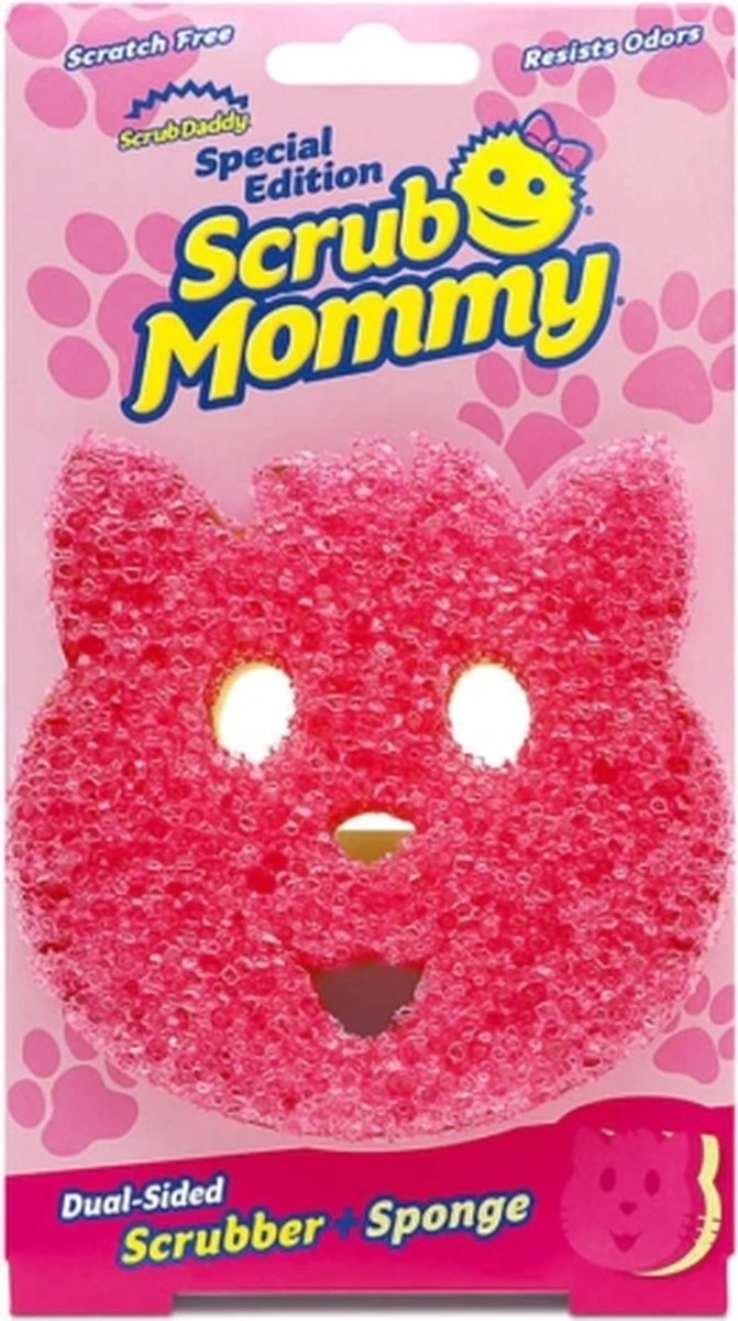 Scrub Daddy | Scrub Mommy Cat Edition Roze 2 Scrub Daddy | Scrub Mommy Cat Edition Roze