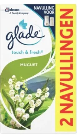 Glade By Brise Touch & Fresh Muguet Navulling - 2 Stuks -Sparkle home Winkel 682x1200 1