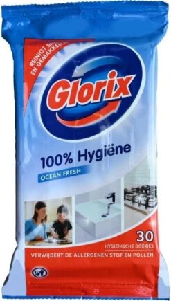 Glorix Doekjes Ocean - 100% Hygiene - 6 X 30 = 180 Vochtige Schoonmaakdoekjes 8 Glorix Doekjes Ocean - 100% Hygiene - 6 X 30 = 180 Vochtige Schoonmaakdoekjes -Sparkle home Winkel 682x1200 3