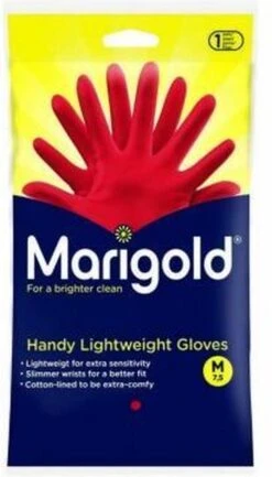 Marigold Medium - Huishandschoenen - Rood - Lichtgewicht - Met Katoenen Voering -Sparkle home Winkel 685x1200 4