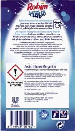 Robijn Droogtrommeldoekjes Intense 20 Stuks -Sparkle home Winkel 690x1200