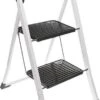Excellent Houseware Inklapbare Keukentrap - 2 Treden - Tot 150kg - Metaal -Sparkle home Winkel 699x1200