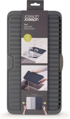Joseph Joseph - Tier - Afdruipmat - Uitschuifbaar - Grijs -Sparkle home Winkel 711x1200 1